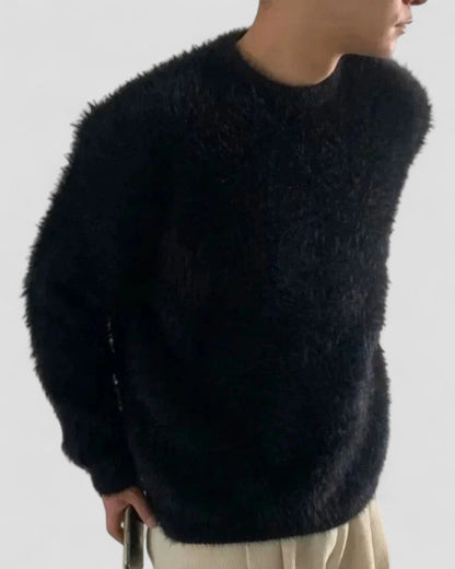 VogeLuxe | Men’s Oversized Shaggy Sweater