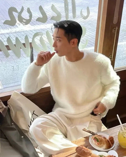 VogeLuxe | Men’s Oversized Shaggy Sweater