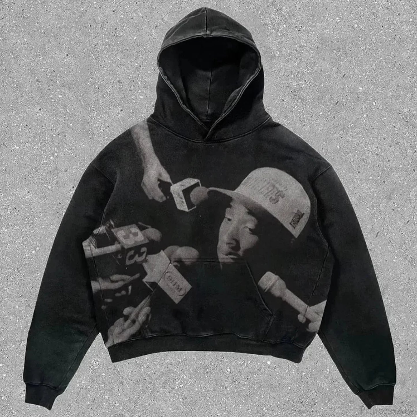 Cool Graphic Hooded Sweatshirt - BritishElegance