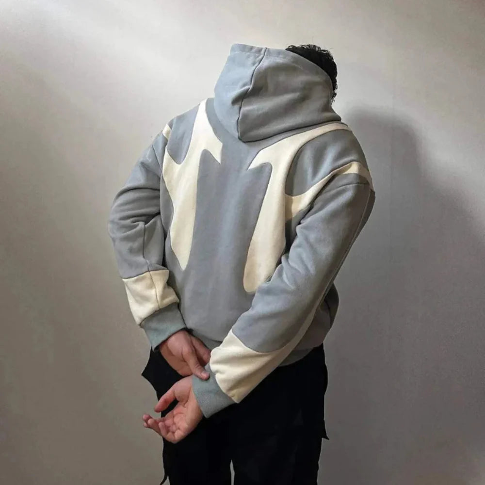 Men's Cool Graphic Zip Hoodie Casual Cotton Sweatshirt - VogeLuxe