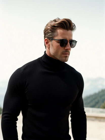 Men’s High-Neck Sweater – Modern Knitwear for Refined Layering 2