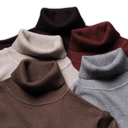 Men’s High-Neck Sweater – Modern Knitwear for Refined Layering 3