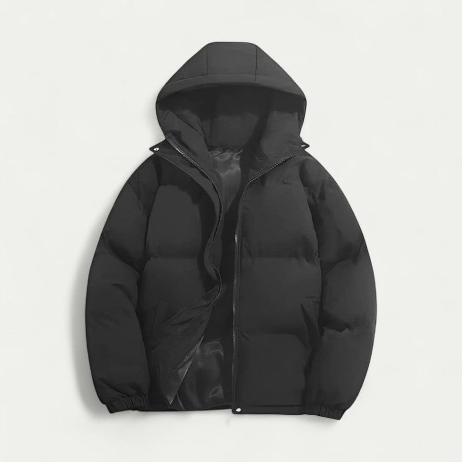 VogeLuxe | Men’s Sleek Hooded Quilted Puffer Jacket main image 0