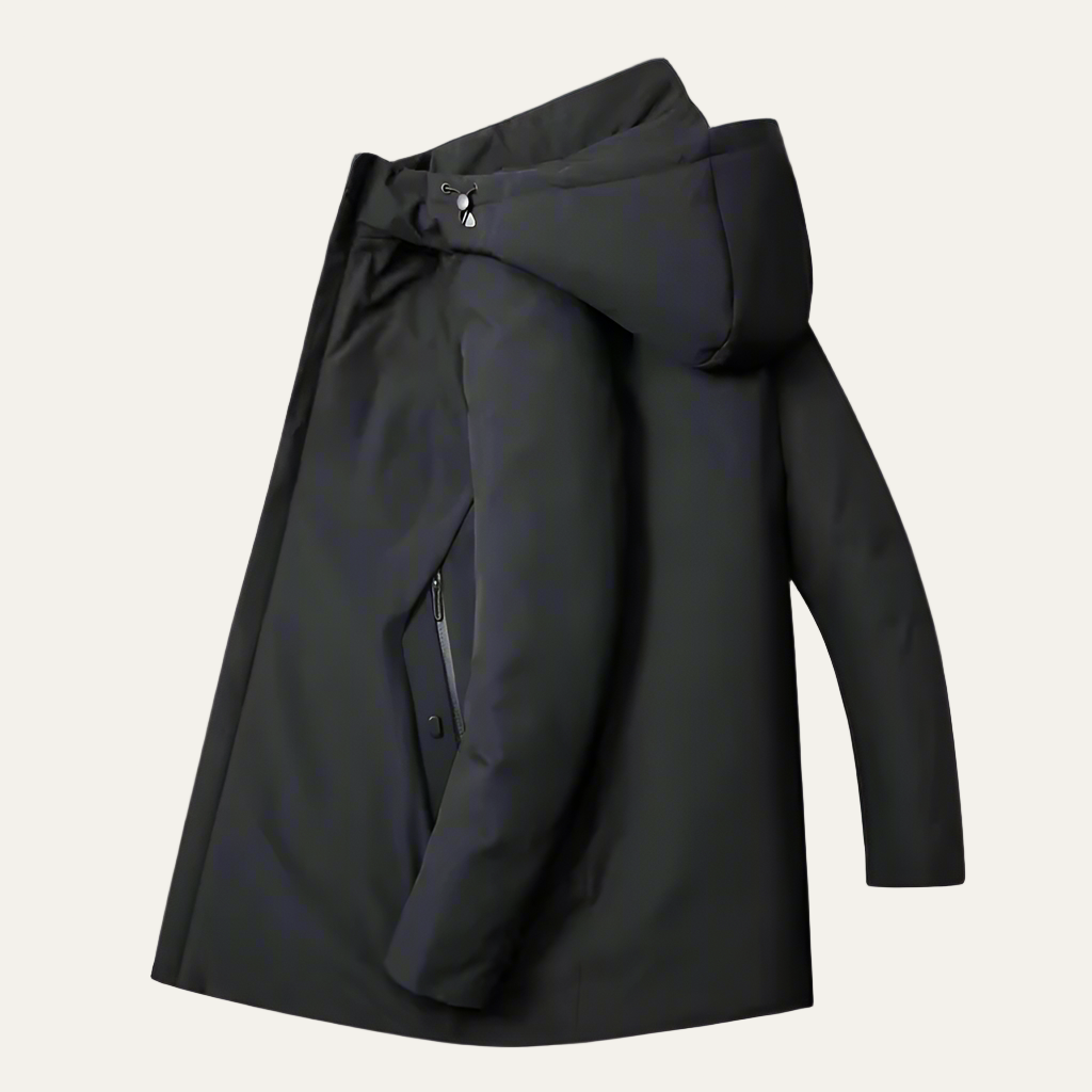 Men’s Hooded Winter Jacket – Modern Tailored Warm Coat 3
