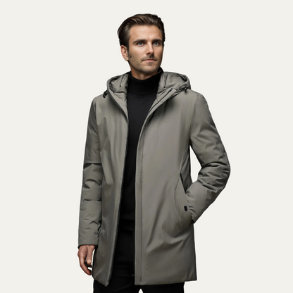 Men’s Hooded Winter Jacket – Modern Tailored Warm Coat 5