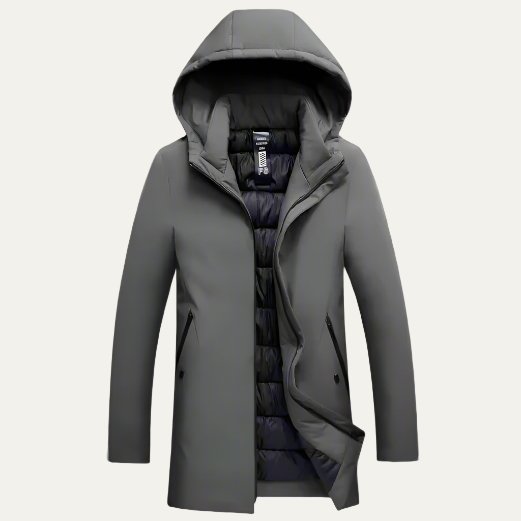 Men’s Hooded Winter Jacket – Modern Tailored Warm Coat 6