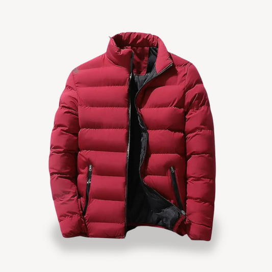 VogeLuxe | Men’s Lightweight High-Collar Puffer Jacket