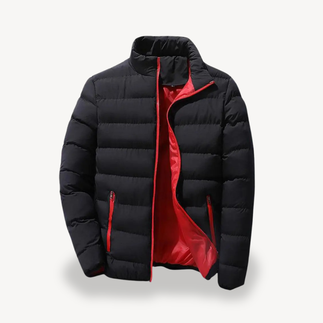 VogeLuxe | Men’s Lightweight High-Collar Puffer Jacket