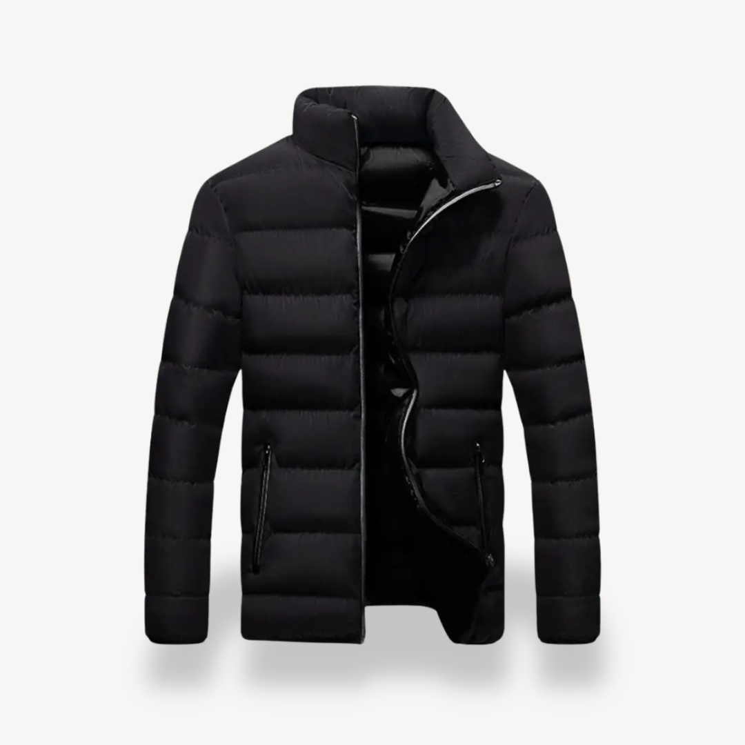 VogeLuxe | Men’s Lightweight High-Collar Puffer Jacket