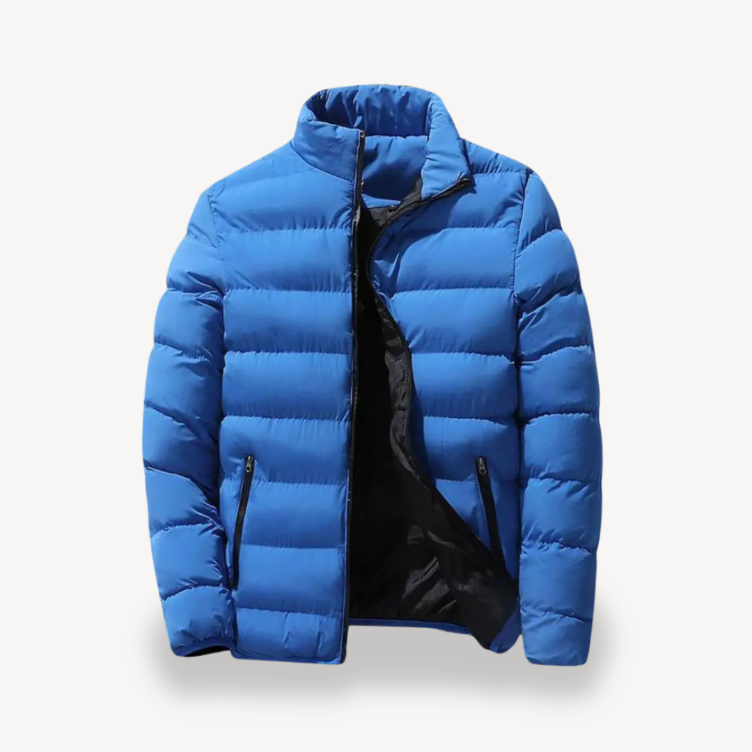 VogeLuxe | Men’s Lightweight High-Collar Puffer Jacket