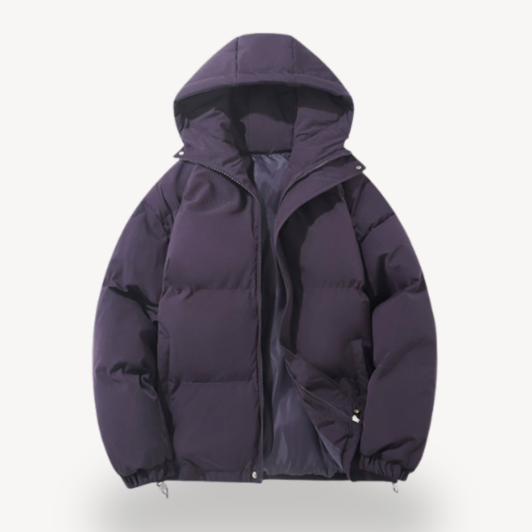 VogeLuxe | Unisex Hooded Boxy Puffer Jacket