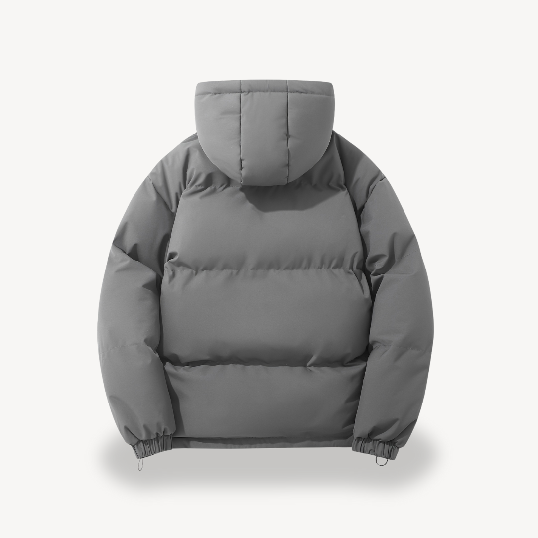 VogeLuxe | Unisex Hooded Boxy Puffer Jacket