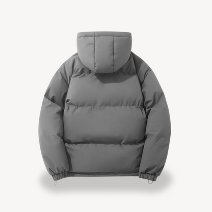 VogeLuxe | Unisex Hooded Boxy Puffer Jacket