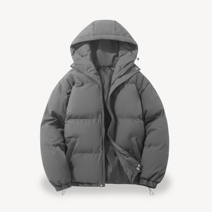 VogeLuxe | Unisex Hooded Boxy Puffer Jacket