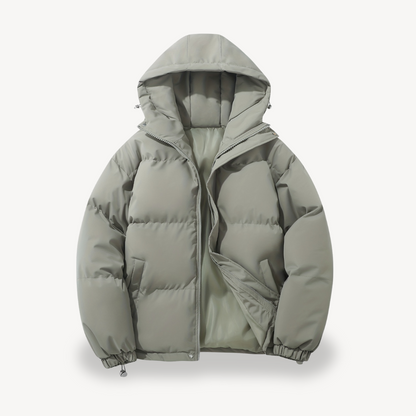 VogeLuxe | Unisex Hooded Boxy Puffer Jacket