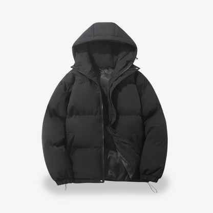 VogeLuxe | Unisex Hooded Boxy Puffer Jacket
