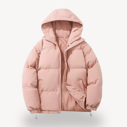 VogeLuxe | Unisex Hooded Boxy Puffer Jacket