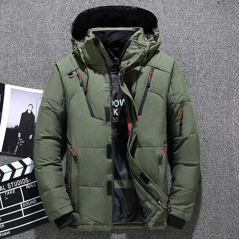 Men's Casual Hooded Sweatshirt Jacket