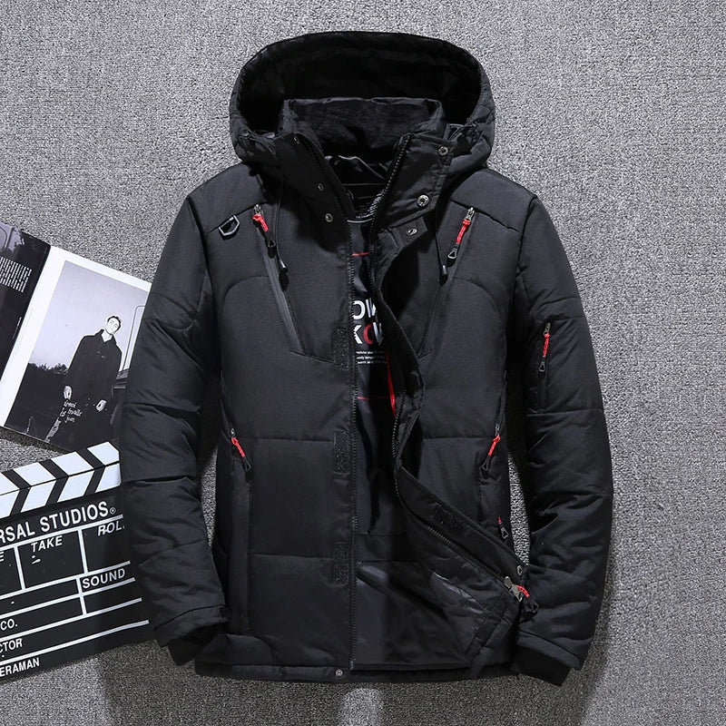 Men's Casual Hooded Sweatshirt Jacket
