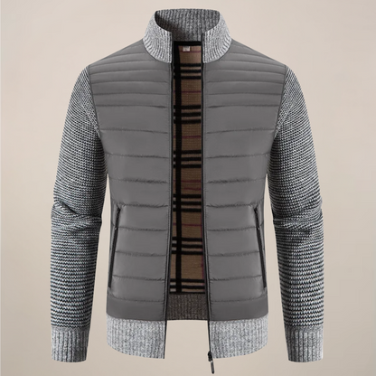 Men’s Knitted Hybrid Fleece Jacket – Warmth, Comfort and Modern Style 1