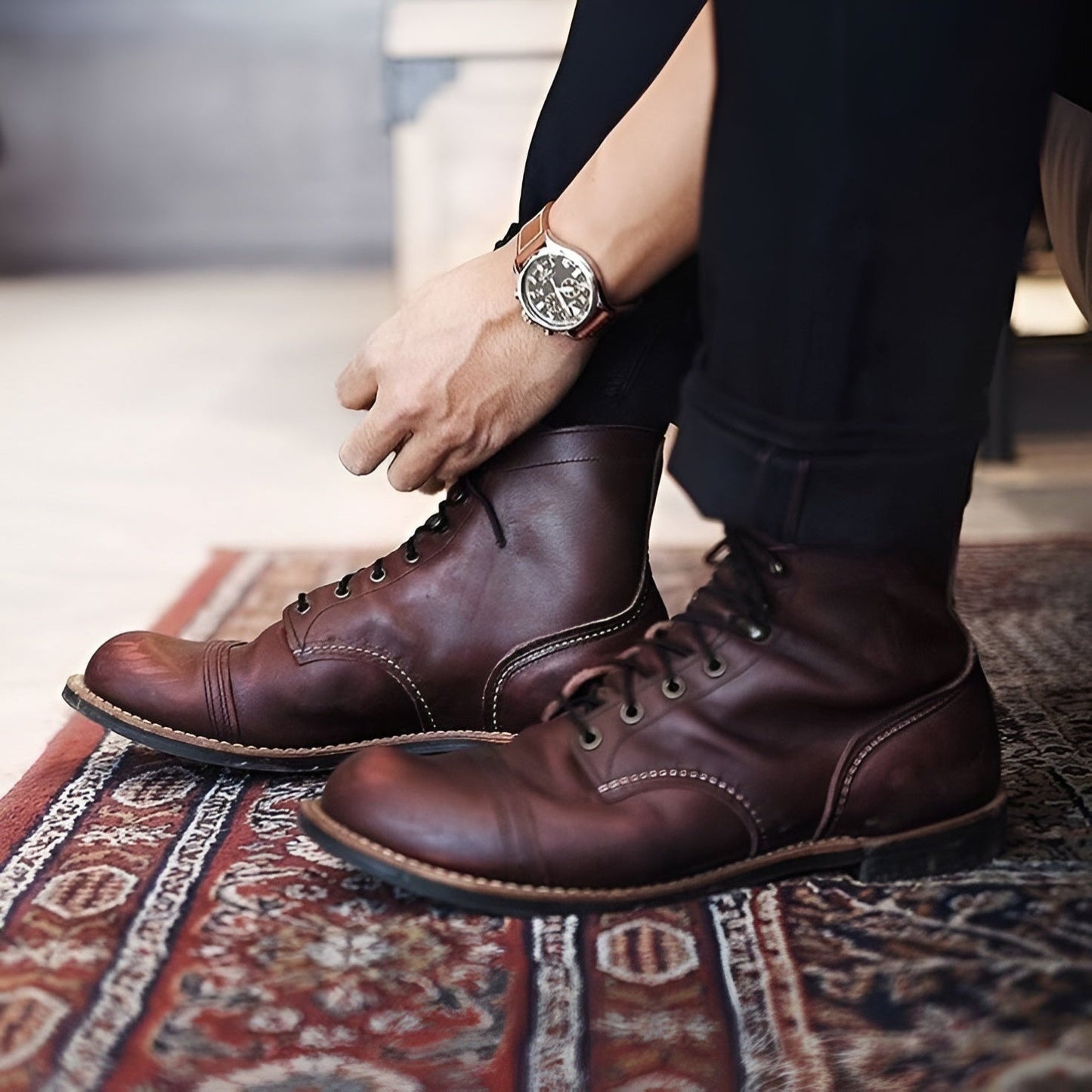 Luxury Black Leather Formal Shoes