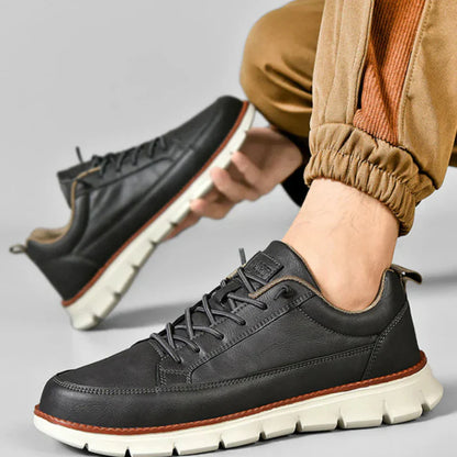 Comfortable Mens Orthopedic Leather Shoes