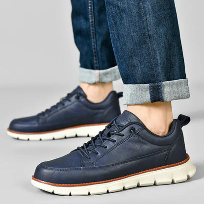 Comfortable Mens Orthopedic Leather Shoes