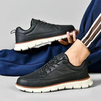 Comfortable Mens Orthopedic Leather Shoes