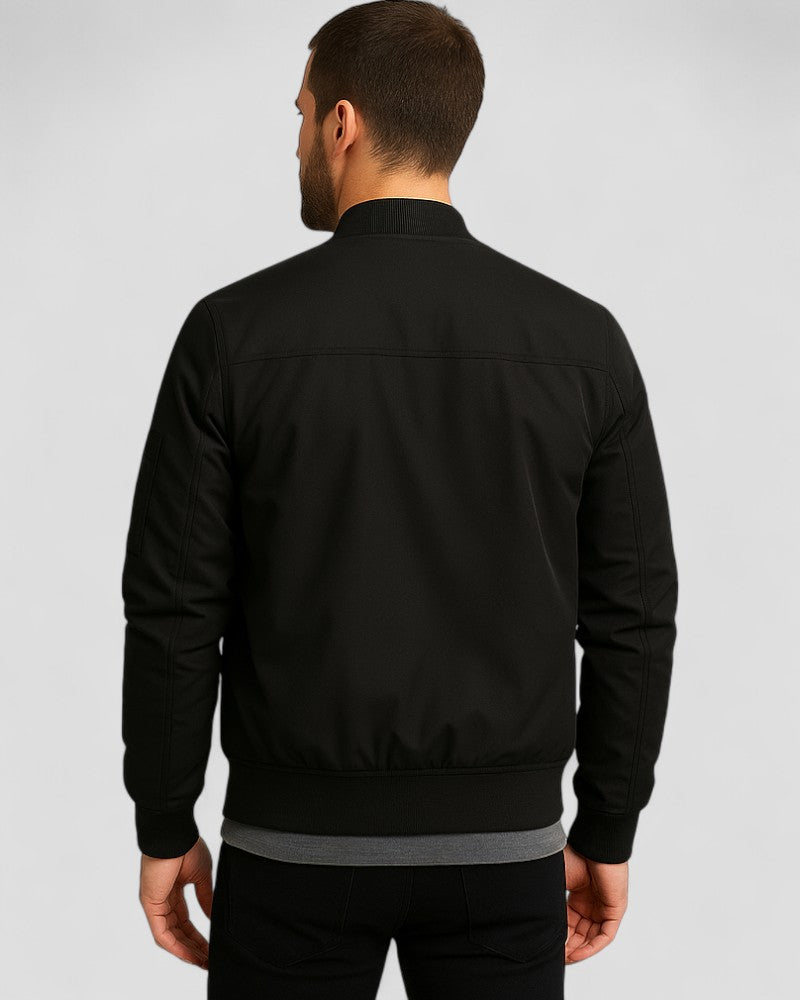 VogeLuxe | Men’s Urban Zip Bomber Jacket