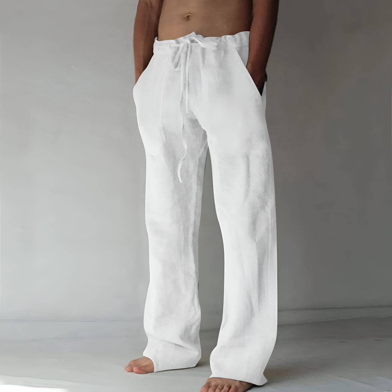 Lightweight Summer Mens Pants Comfortable Trousers - VogeLuxe