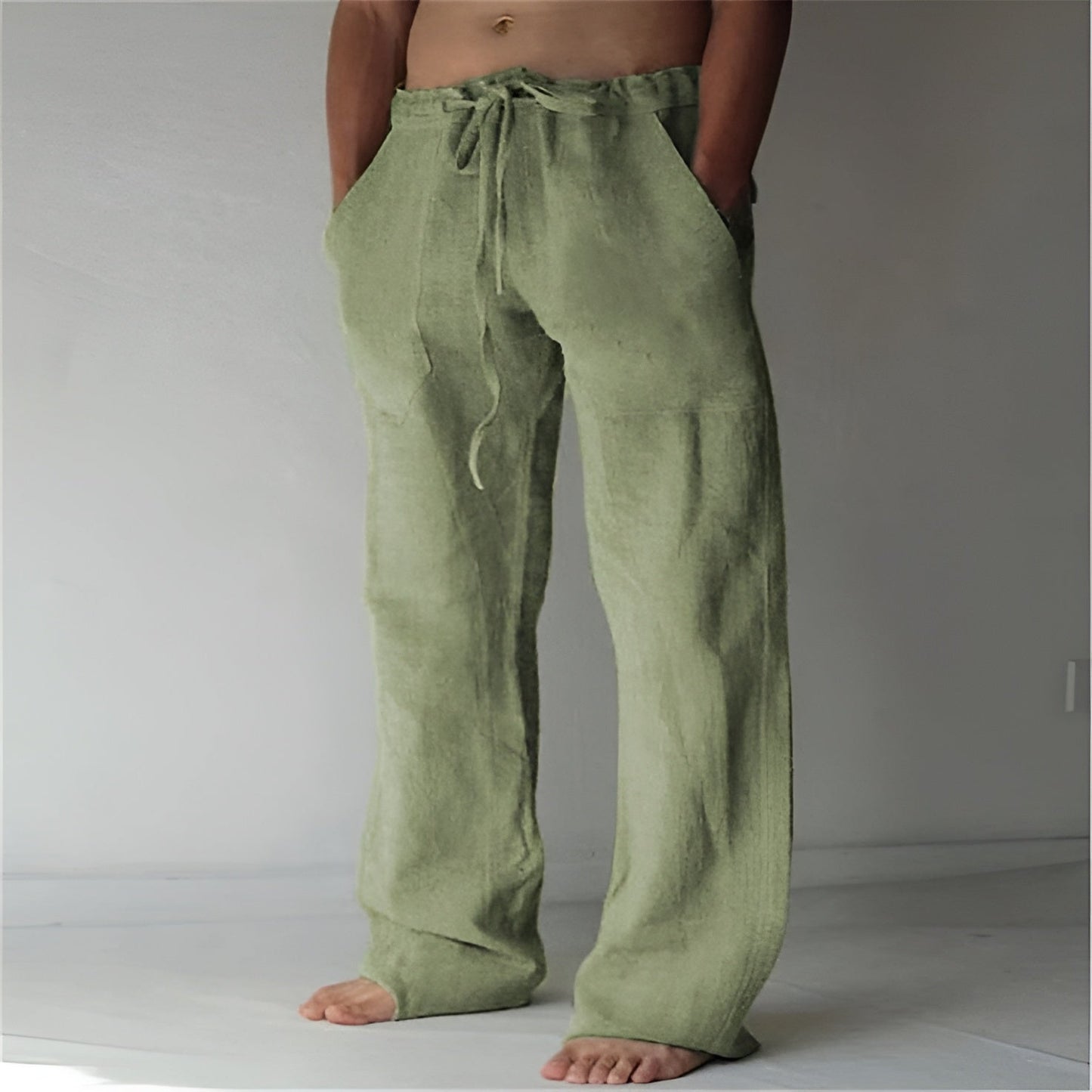 Lightweight Summer Mens Pants Comfortable Trousers
