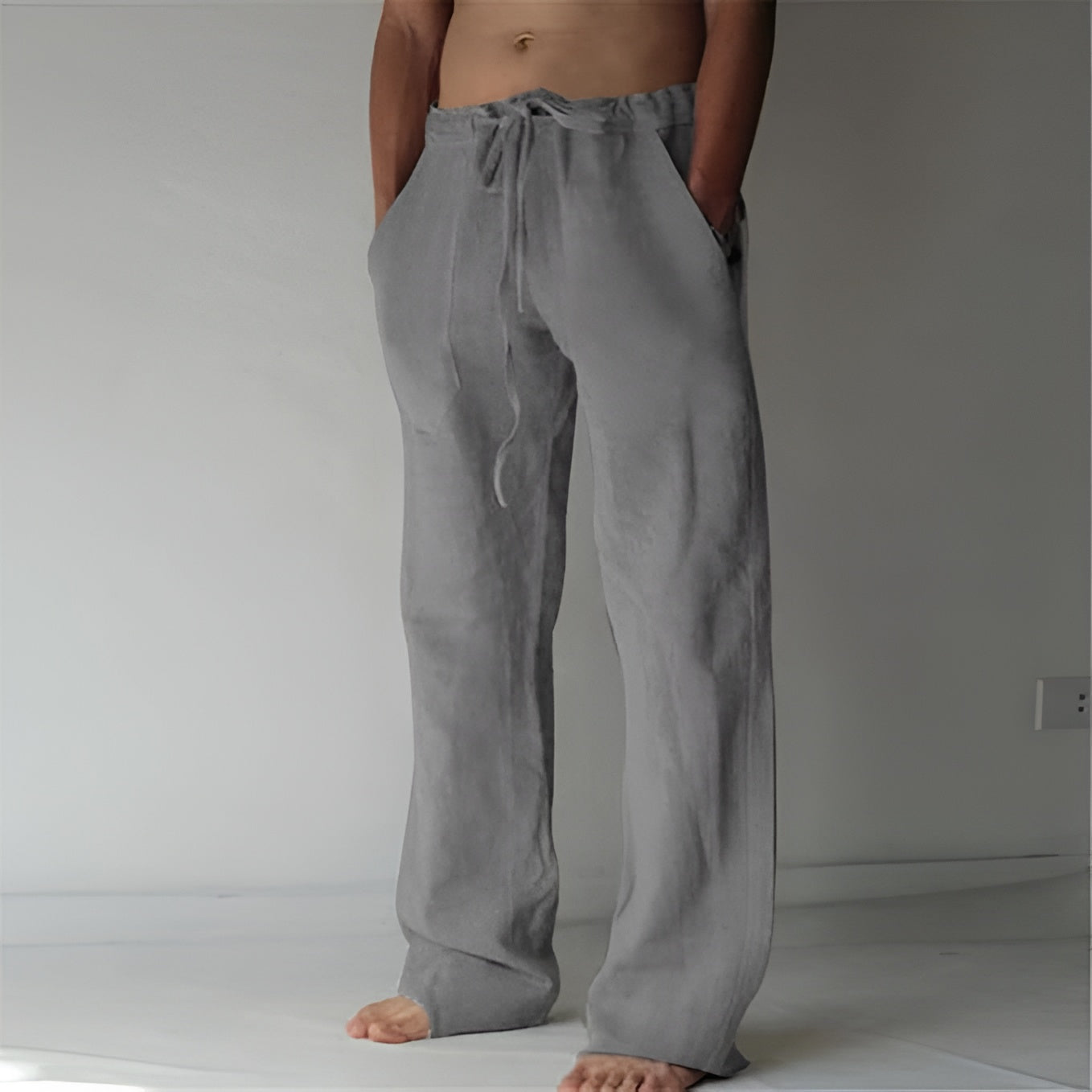 Lightweight Summer Mens Pants Comfortable Trousers