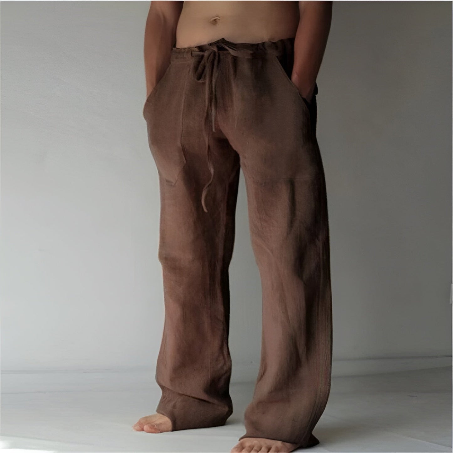 Lightweight Summer Mens Pants Comfortable Trousers