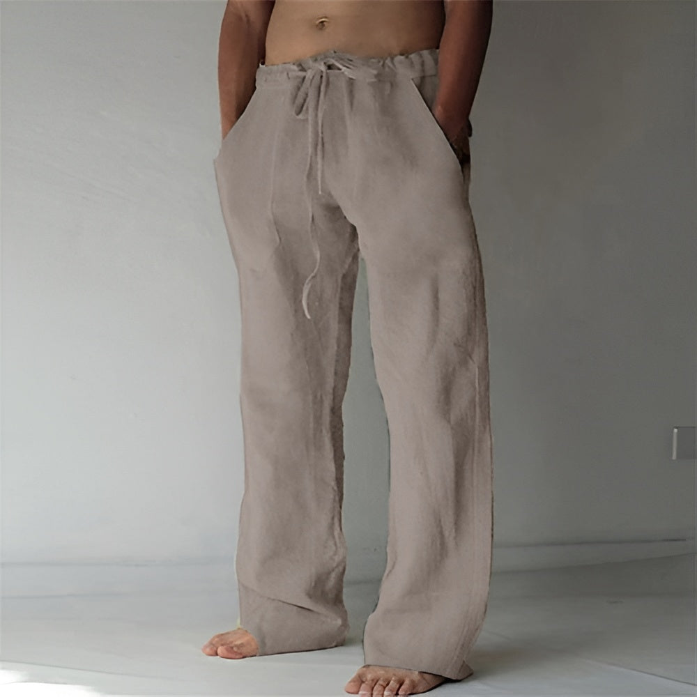 Lightweight Summer Mens Pants Comfortable Trousers