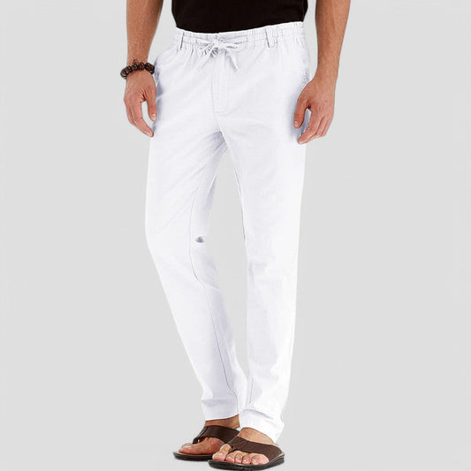 Men's Linen Trousers Summer Pants