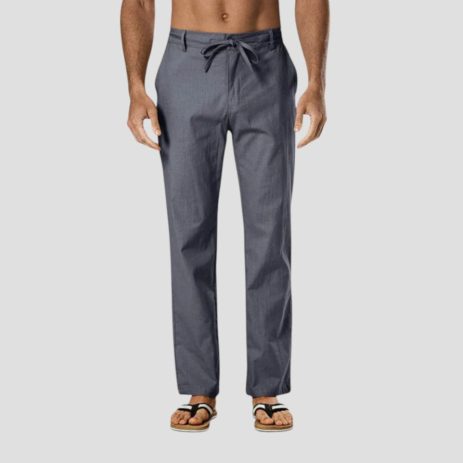 Men's Linen Trousers Summer Pants