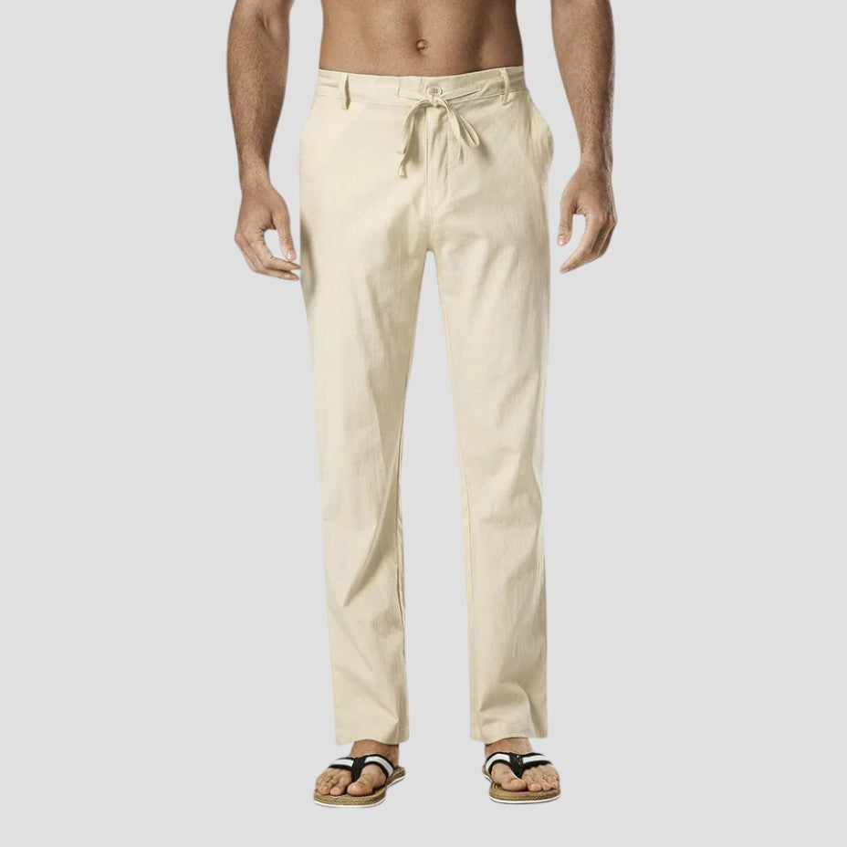 Men's Linen Trousers Summer Pants