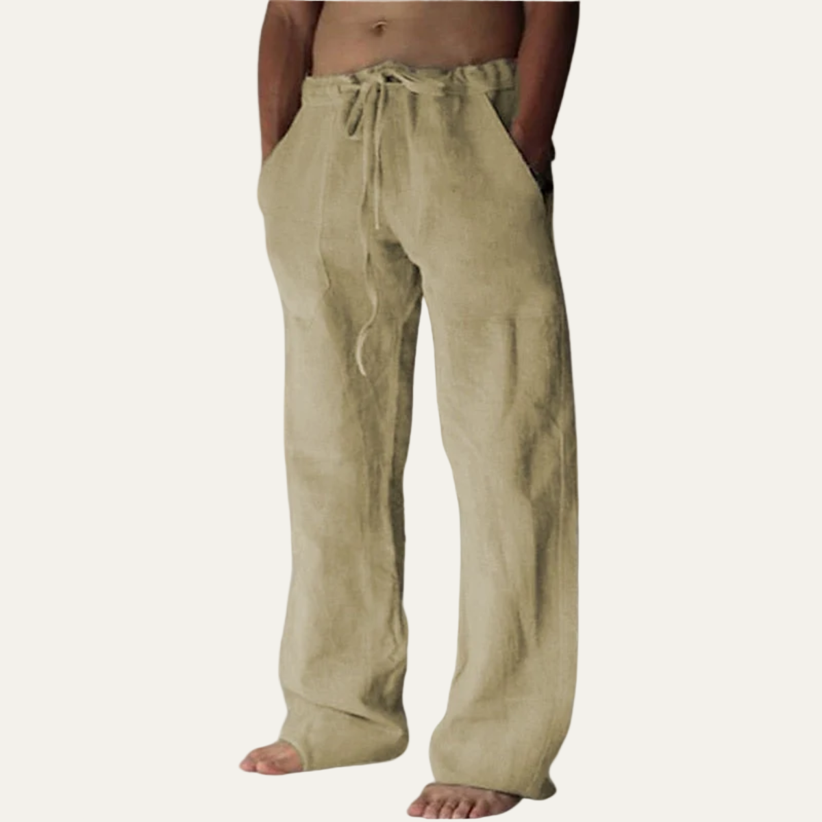 Men’s Linen Wide Loose Trousers – Relaxed Summer Style 2