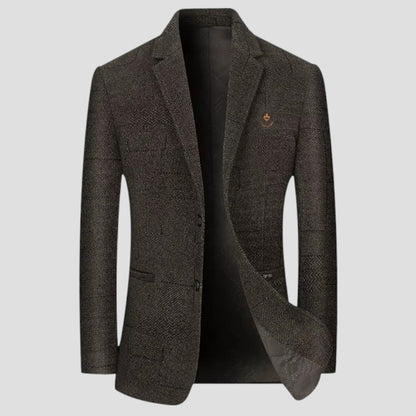 VogeLuxe | Men’s Tailored Herringbone Blazer