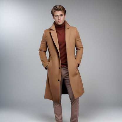 Men's Traditional Formal Winter Coat - BritishElegance