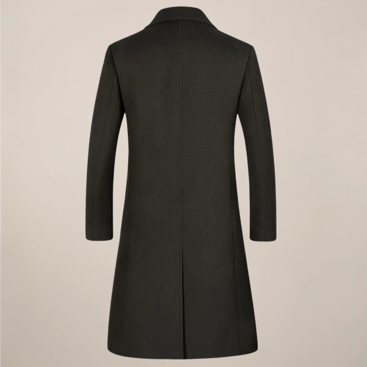 Men’s Long Overcoat – Classic Lapel Design with Tailored Fit for Autumn & Winter 5
