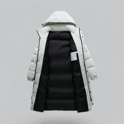 VogeLuxe | Men’s Quilted Long Hooded Puffer Parka