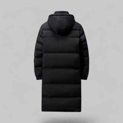 VogeLuxe | Men’s Quilted Long Hooded Puffer Parka