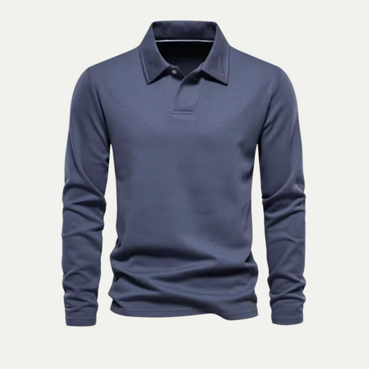 Men's Long Sleeve Golf Polo Shirt 0