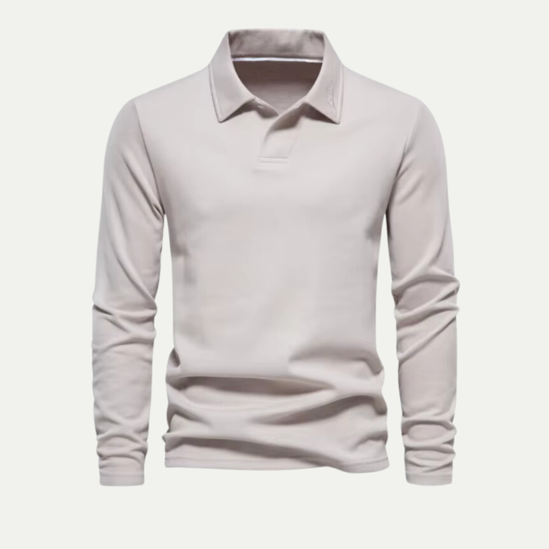 Men's Long Sleeve Golf Polo Shirt 3