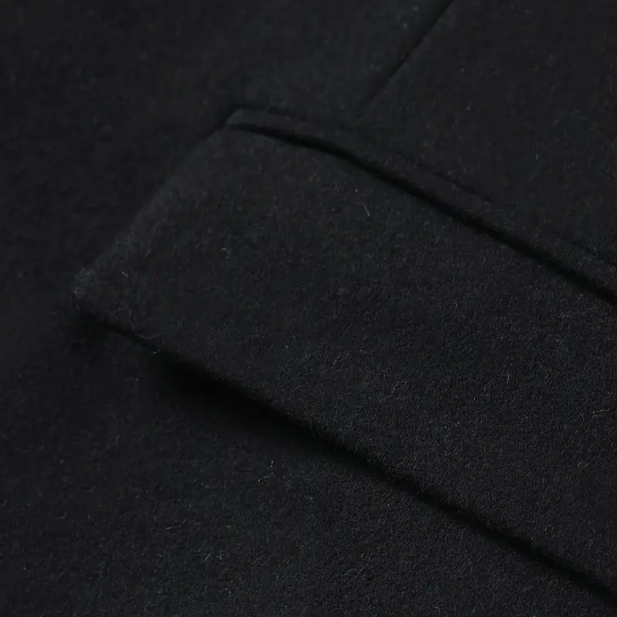 Men’s Long Winter Coat – Slim Fit Button-Up Jacket with Stand Collar 3