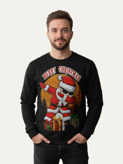 Men’s Merry Christmas Santa Pullover 0