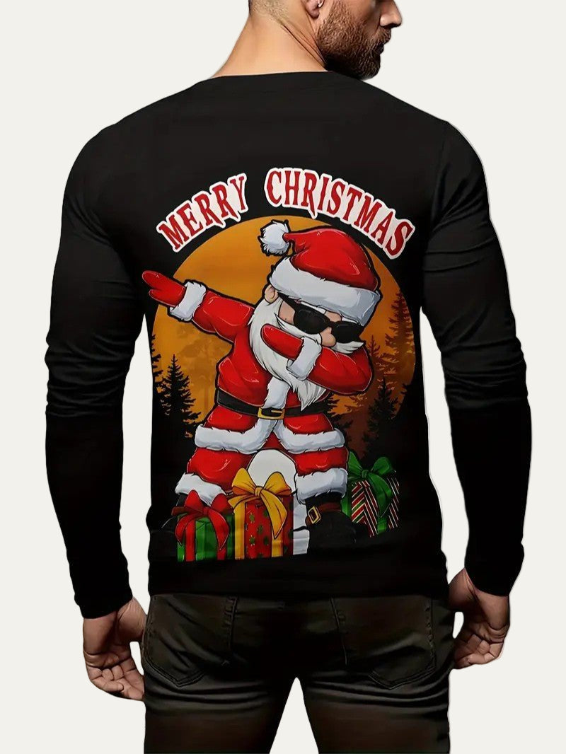 Men’s Merry Christmas Santa Pullover 3