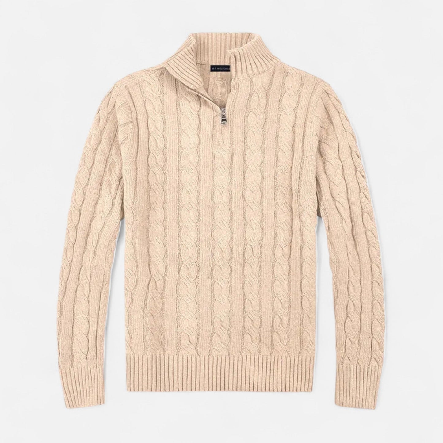 Men’s Open-Front Sweater with Subtle Stitch Detailing – Modern Layering Piece 4