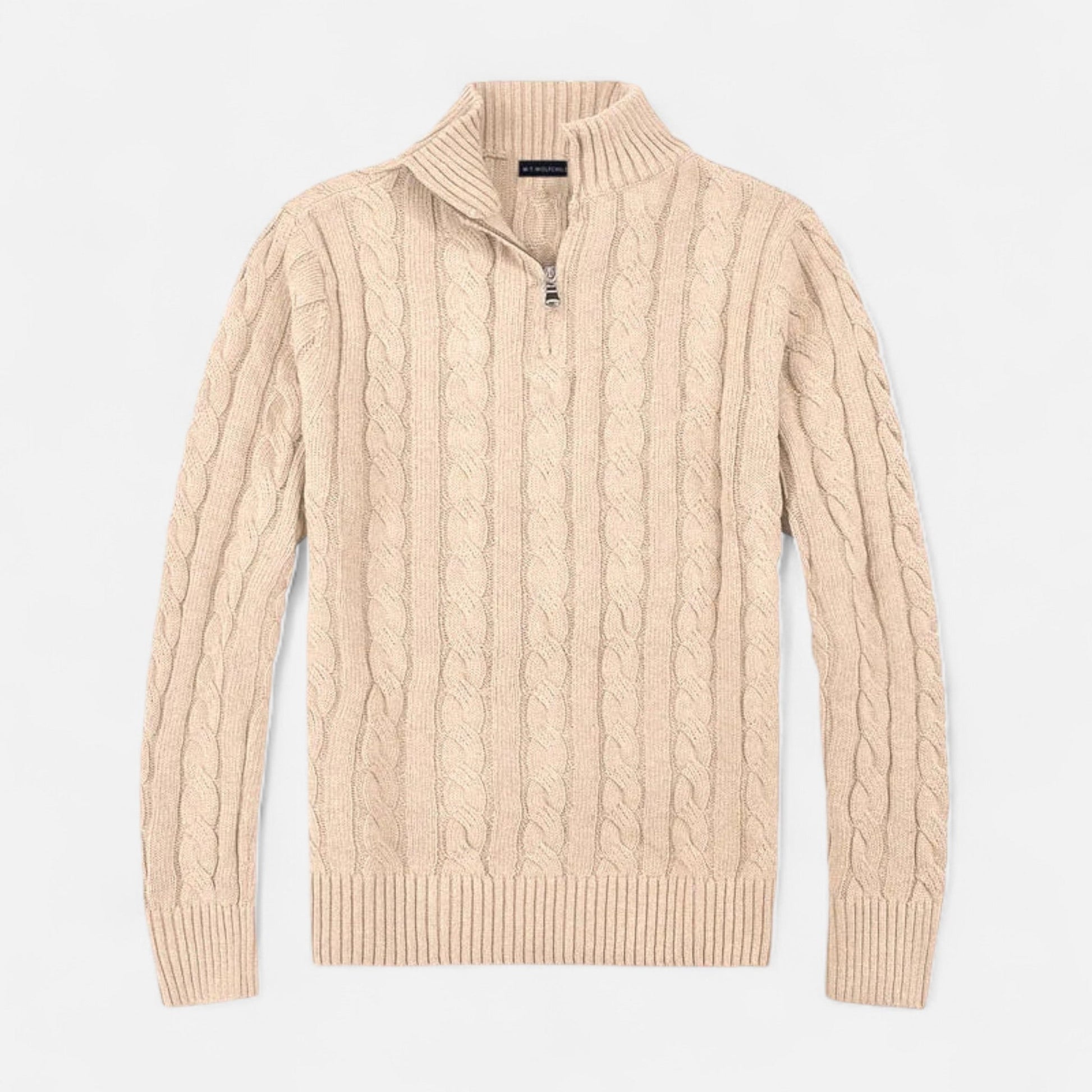 Men’s Open-Front Sweater with Subtle Stitch Detailing – Modern Layering Piece 4